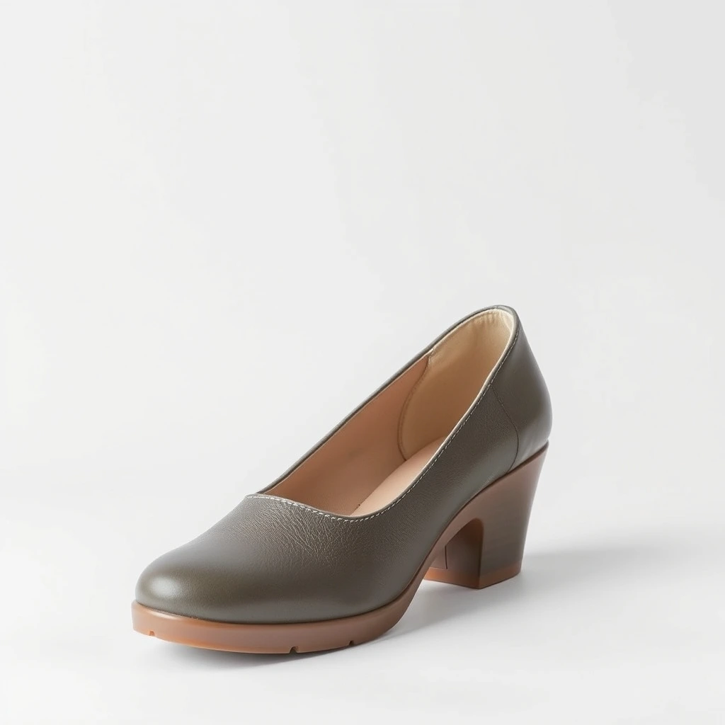 Loretta | scarpa comfort grigio tortora